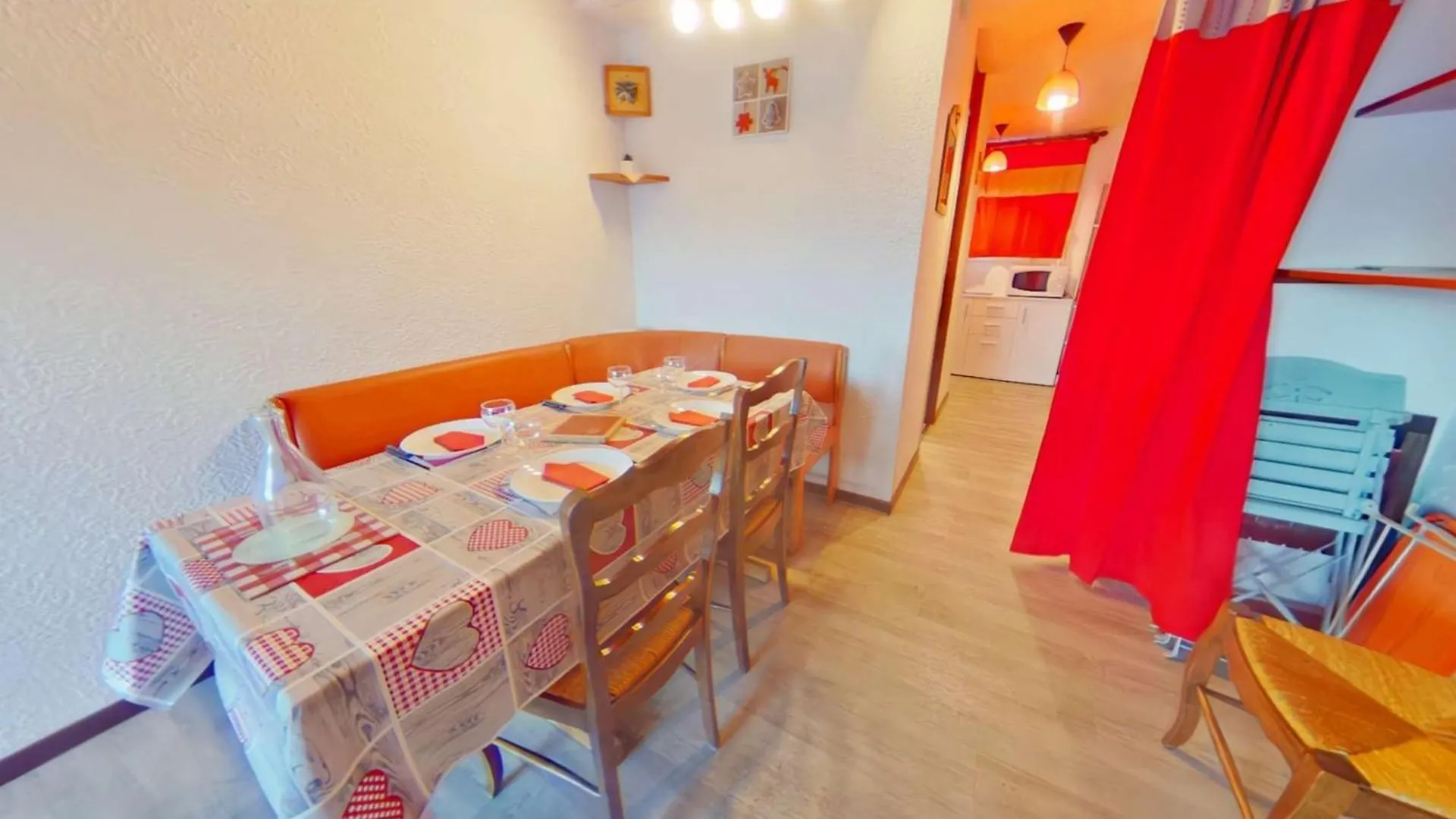 Studio Mezzanine + Garage, Les Saisies, 4 Pers - Fr-1-594-319 Hauteluce Apartment